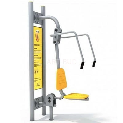Wyciskanie siedząc D01 z pylonem seria Fitness  siłownie zewnętrzne urządzenie do ćwiczeń 