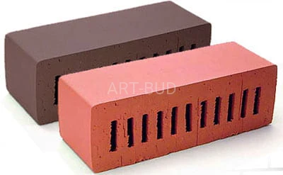 Cegła klinkierowa elewacyjna perforowana połówka  250x60x65 mm kolor brązowy Brunis Lode 