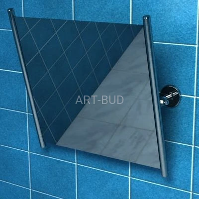 Lustro uchylne w bocznej ramie  60/60cm PSP 801