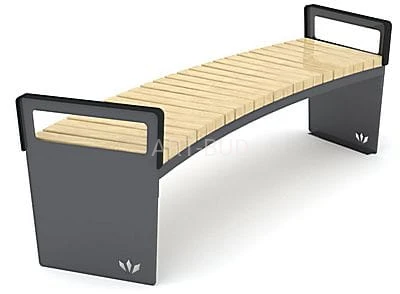 Ławka parkowa, miejska stalowa Loara, długość 177,70 cm kod: 0151 B ( szt )