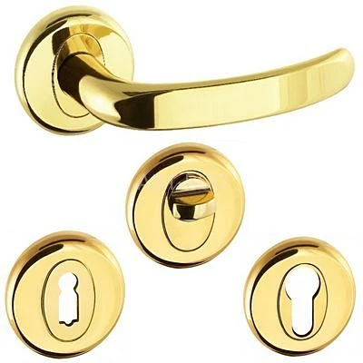 Klamka na rozecie dzielona  tarczki  Regulus