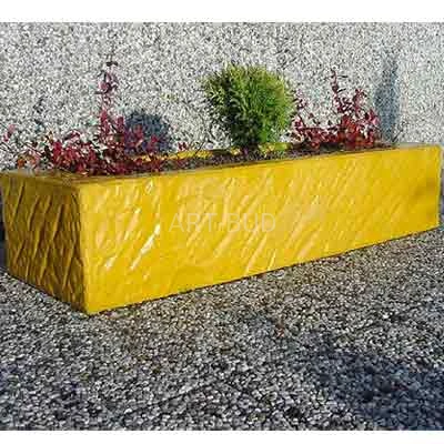 Donica betonowa prostokątna IRMA z betonu barwionego  impregnowanego 