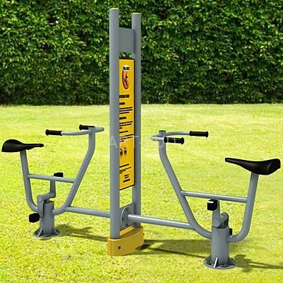 Rower podwójny z pylonem Fitness siłownie zewnętrzne urządzenie do ćwiczeń 