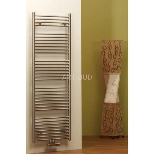 Grzejnik łazienkowy LAURENS INOX. Szer: 45 lub 60 cm. Wys: 95, 130, 165 lub 185 cm. Gł: 8 cm (zł/szt)