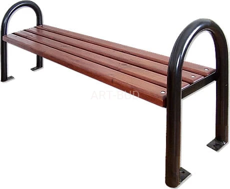 Ławka parkowa bez oparcia U - 2