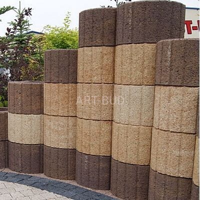 Gazon betonowy ogrodowy półksiężyc gazony Kost Bet