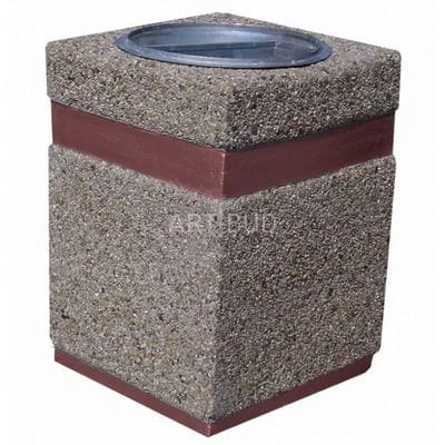 Kosz betonowy na śmieci kosze uliczne pojemność 40 l  