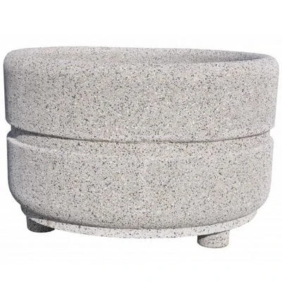 Donice betonowe okrągłe śr 135 wys 80 cm z nóżkami 