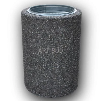 Kosz betonowy okrągły na  śmieci 40 l