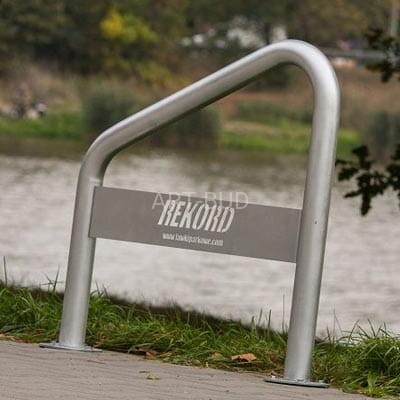 Parking rowerowy typu U skośny