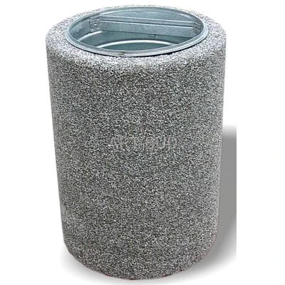 Kosz betonowy okrągły 70 L