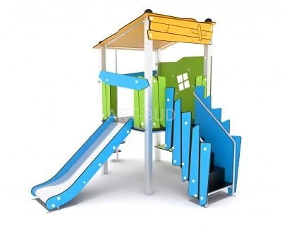 Zjeżdżalnia wieża zestaw zabawowy na plac zabaw Crooc 