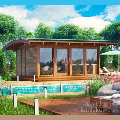 Drewniany domek letniskowy 27 m2 Saint Tropez 