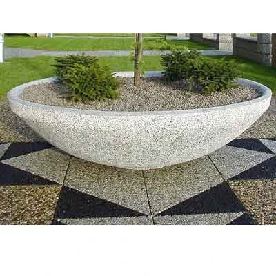 Donica betonowa okrągła duża średnica 145 cm FOSSANO