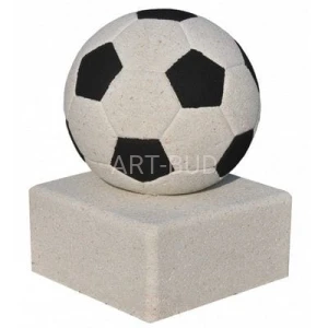Słupek betonowy parkingowy zaporowy piłka z podstawą 