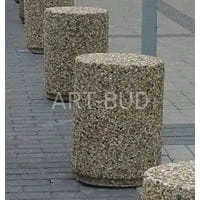 Pal parkingowy betonowy prosty płaski 32x44 cm