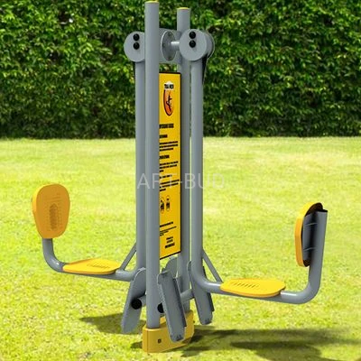 Prasa nożna podwójna z pylonem FITNESS siłownie zewnętrzne urządzenie do ćwiczeń