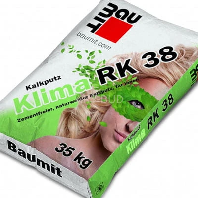 Tynk wapienny wewnętrzny Baumit Klima RK 38 