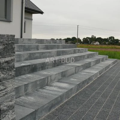 Schody gładkie Royal betonowe bloki schodowe