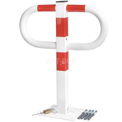 Blokada, zapora parkingowa składana ocynk + lakier typ B 3