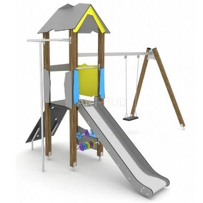 Drewniany plac zabaw WOODEN WD1438