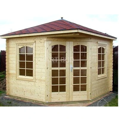 Domek drewniany ogrodowy altana pięciokątny  Wenus B 7.3 M2