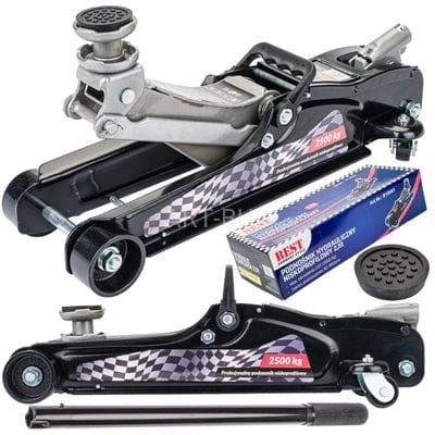 Podnośnik samochodowy niskoprofilowy 2,5 T 80 - 360 mm Best