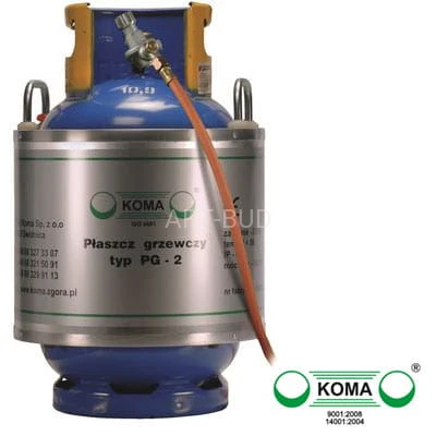 Płaszcz grzewczy KOMA PG-2/R nie wymaga użycia transformatora