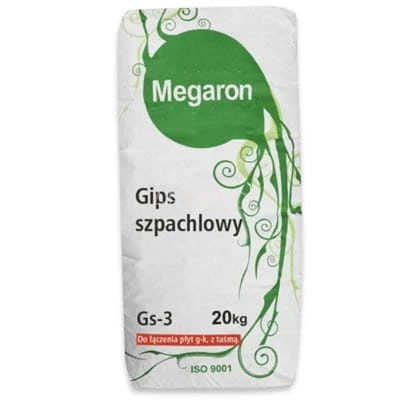 Gips szpachlowy MEGARON GS-3. 20 kg (zł/szt)