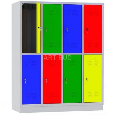 Szafka szkolna ubraniowa metalowa SU300/42N