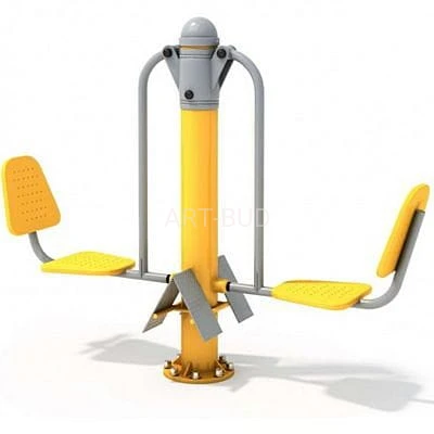 Prasa nożna podwójna siłownia zewnętrzna Eco