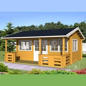 Drewniany domek letniskowy Richard 20,3 + 8,3 m2