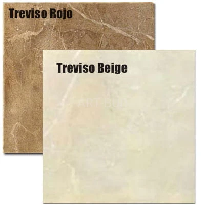 Płytka podłogowa  Treviso Rojo oraz Treviso Beige  45x45