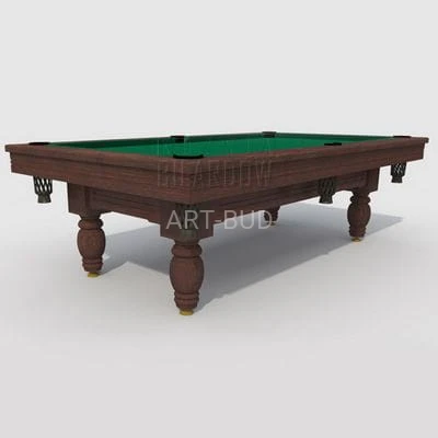 Stół do bilarda Belweder ciemny orzech, rozmiar 8ft, sukno zielone ( szt )