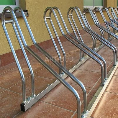 Stojak na rowery CROSS-10 stalowy ocynkowany na 10 rowerów