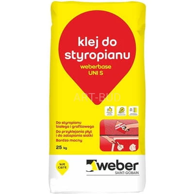 Uniwersalny klej do styropianu weberbase UNI S 