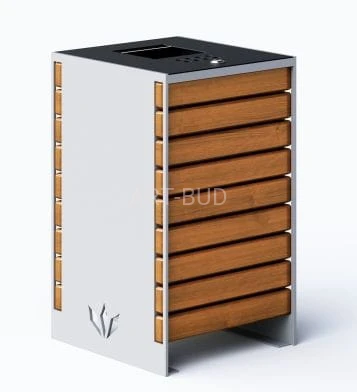 Kosz parkowy, miejski Siena, stal lakierowana proszkowo lub nierdzewna 0246 ( szt )