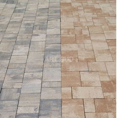 Kostka brukowa ROSSANO  gładkie grubość 6 cm z mikrofazą Kost Bet