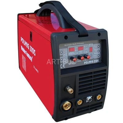 Półautomat spawalniczy inwerterowy 3w1 POLIMIG 210 MIG/MAG TIG MMA Welder Fantasy + komplet uchwytów kod POLIMIG 210