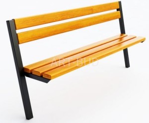 Ławka parkowa, stal malowana proszkowo lub nierdzewna, Monaco, długość 192cm, kod: 0135 ( szt )