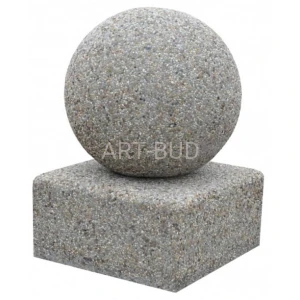 Słupek zaporowy kula z podstawą średnica 50 cm 