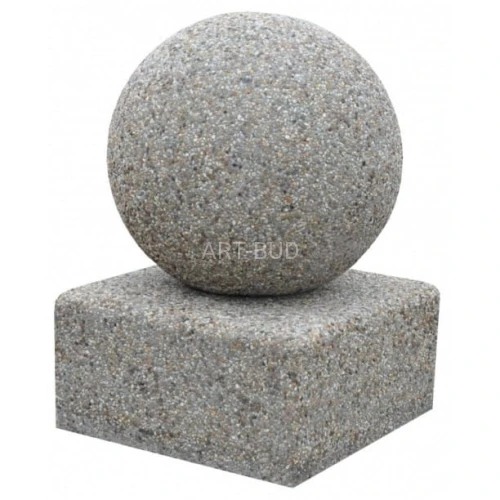 Słupek zaporowy kula z podstawą średnica 50 cm 