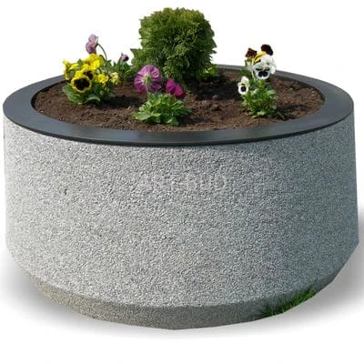 Donica betonowa okrągła wysokość 48 cm kat 87 