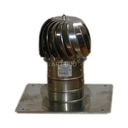 Nasada kominowa Turboflex MAX, Obrotowa nasada z płytą dachową fi130, 150, 160, 200, 250, 300, 315, 400, 450, 500  /1szt