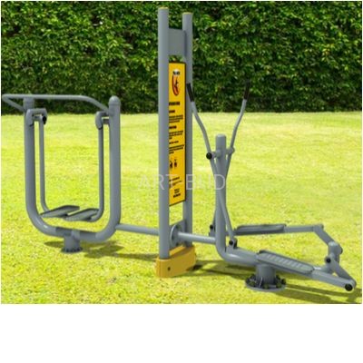 Biegacz + Orbitrek + Pylon D04+D11+P01 siłownie zewnętrzne urządzenie do ćwiczeń seria Fitness