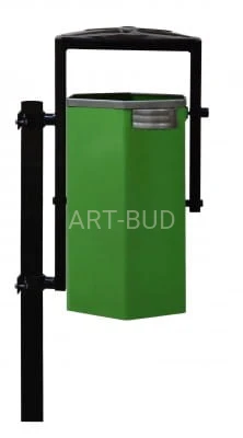 Kosz KN 4 opróżniany przez obrót pojemnikiem 