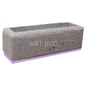 Donica betonowa prostokątna 120 x 40 x 40 cm