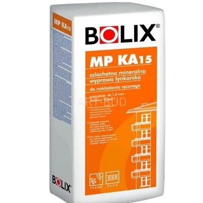 Cienkowarstwowy tynk mineralny do malowania Bolix-MP KA 15 DM