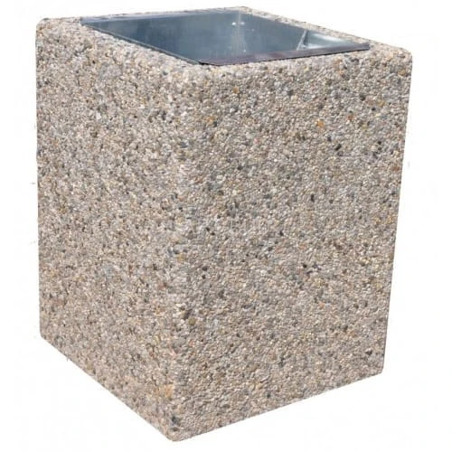 Kosz kwadratowy  betonowy 40 L 