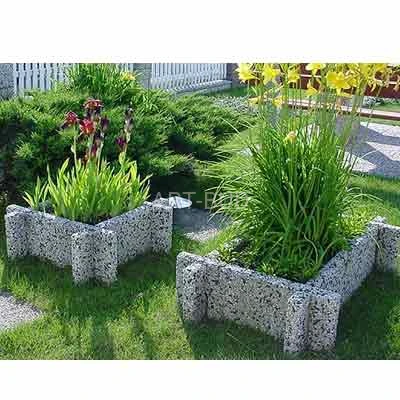 Kwietnik ramowy 116x73cm z betonu płukanego